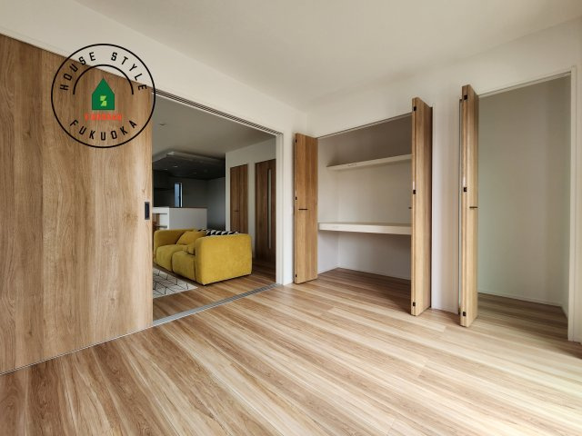 糟屋郡宇美町宇美中央1丁目第3-6棟(4号棟)の和室|将来的に、琉球畳を引きまして和室風にすることも可能です。