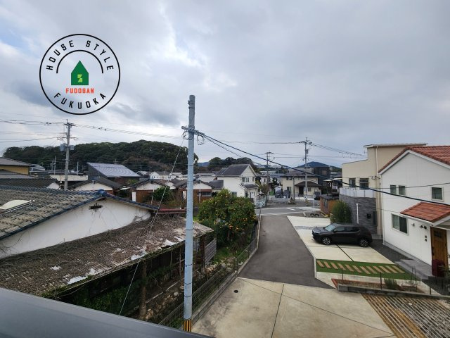 糟屋郡宇美町宇美中央1丁目第3-6棟(6号棟)の展望|窓から緑が見える物件も魅力的です。