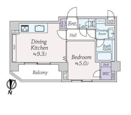★仲介手数料半額★デュオ・スカーラ麹町（小規模事務所相談可能）の間取り