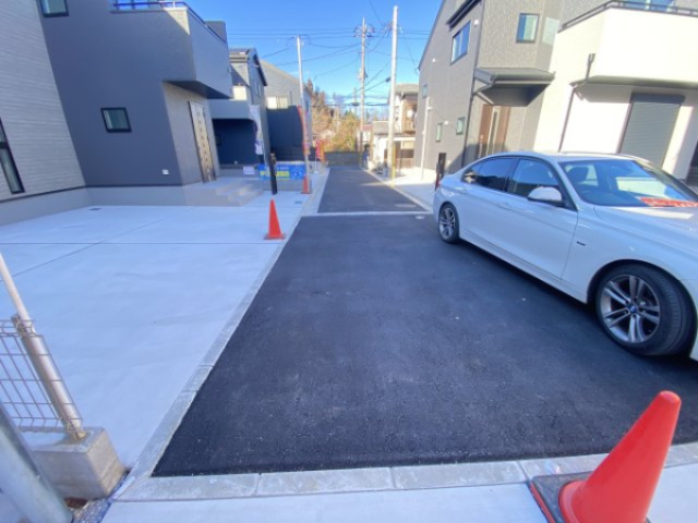 祝　成約済み　八王子市　川口町　新築戸建て　４６期の前面道路含む現地写真|～仲介手数料無料☆八王子ひなた不動産～八王子市川口町　新築戸建て