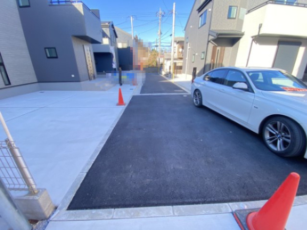 祝　成約済み　八王子市　川口町　新築戸建て　４６期の前面道路含む現地写真|～仲介手数料無料☆八王子ひなた不動産～八王子市川口町　新築戸建て