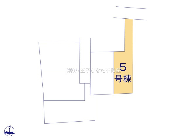 『八王子市新築戸建て』八王子市川口町1356-1【仲介手数料無料】　４６期の区画図|～仲介手数料無料☆八王子ひなた不動産～八王子市川口町　新築戸建て