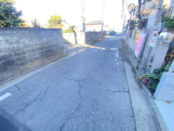 祝　成約済み　八王子市　川口町　新築戸建て　４６期の前面道路含む現地写真|～仲介手数料無料☆八王子ひなた不動産～八王子市川口町　新築戸建て