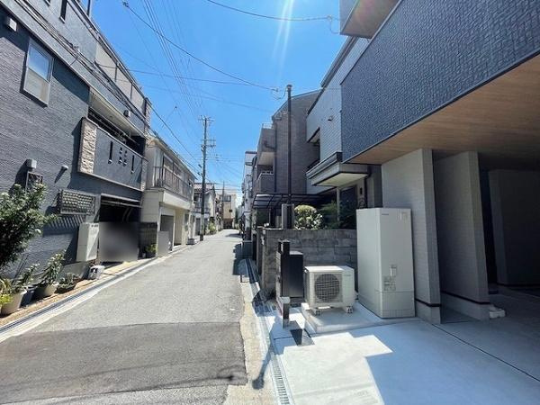 【前面道路含む現地写真】 | 大阪市鶴見区中茶屋1丁目　新築戸建