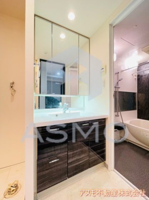 【洗面所】 | フローライト南森町 | ※同物件　別間取り　参考写真