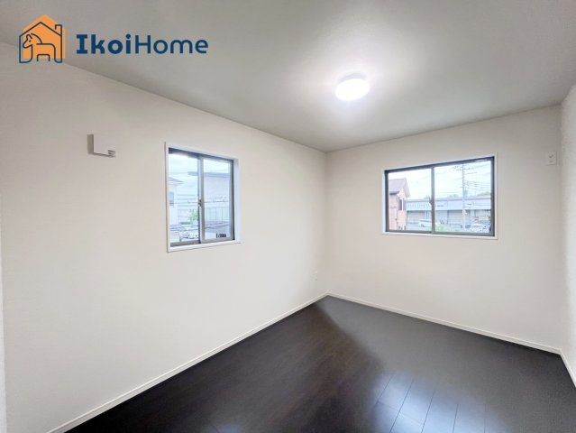 明石市魚住町清水　新築の寝室|【ホームページに現地動画掲載中】●年中無休：当日予約可●カーテン・カーテンレールは付いていません。