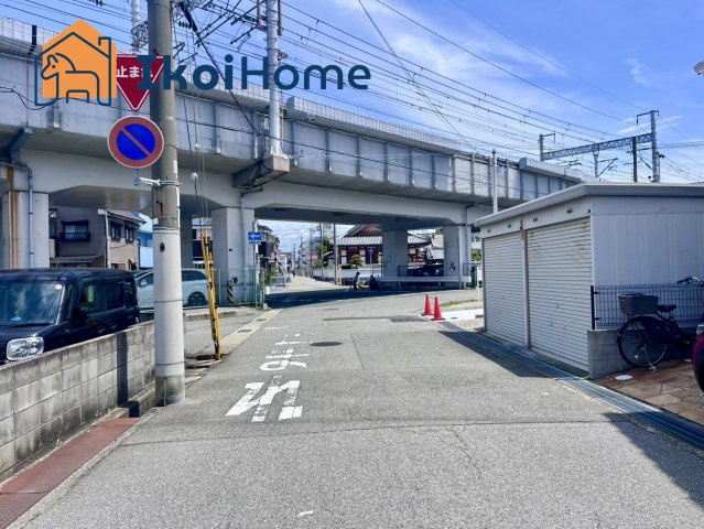 明石市野々上1丁目　新築の前面道路含む現地写真|【ホームページに現地動画掲載中】●年中無休：当日予約可●前面道路幅員6ｍ！駐車の際も安心です。