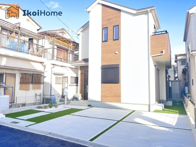 明石市魚住町中尾　全2棟　1号棟　新築戸建の駐車場|【ホームページに現地動画掲載中】●年中無休：当日予約可●駐車場はゆとりの並列3台になります。