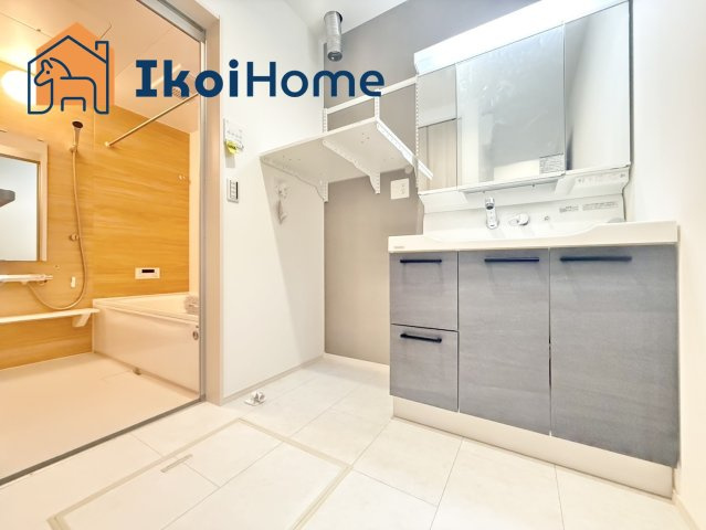 明石市大久保町八木第2　7号棟　新築戸建の洗面所|【ホームページに現地動画掲載中】●年中無休：当日予約可●洗濯パンもお好みで設置可能です！