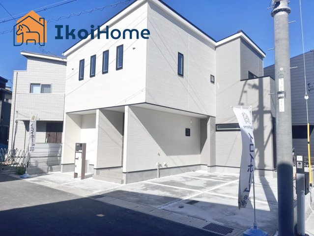 明石市大久保町八木第2　7号棟　新築戸建の駐車場|【ホームページに現地動画掲載中】●年中無休：当日予約可●お車は並列で2台駐車可能！EVコンセント完備