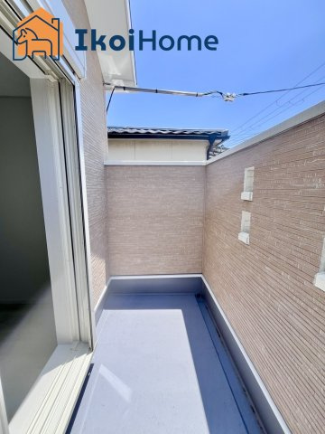 明石市朝霧町3丁目　新築戸建のバルコニー|【ホームページに現地動画掲載中】●年中無休：当日予約可●バルコニーが2か所あり便利！