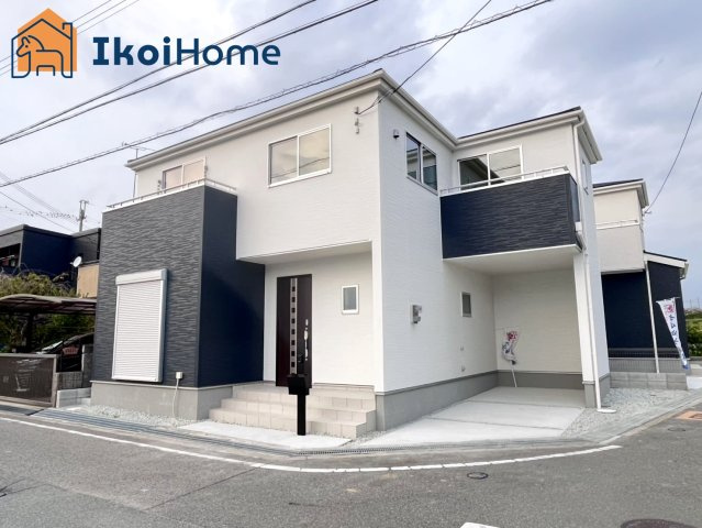 明石市大久保町松陰6期　1号棟のエントランス|【ホームページに現地動画掲載中】●年中無休：当日予約可●弊社では契約前に新築戸建の住宅診断が無料！