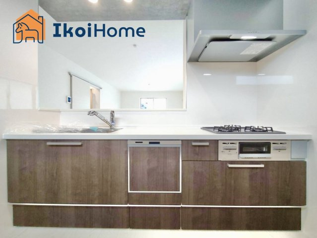 明石市二見町東二見　新築一戸建　のキッチン|【ホームページに現地動画掲載中】●年中無休：当日予約可●シンクは傷汚れが付きにくく音を軽減する仕様