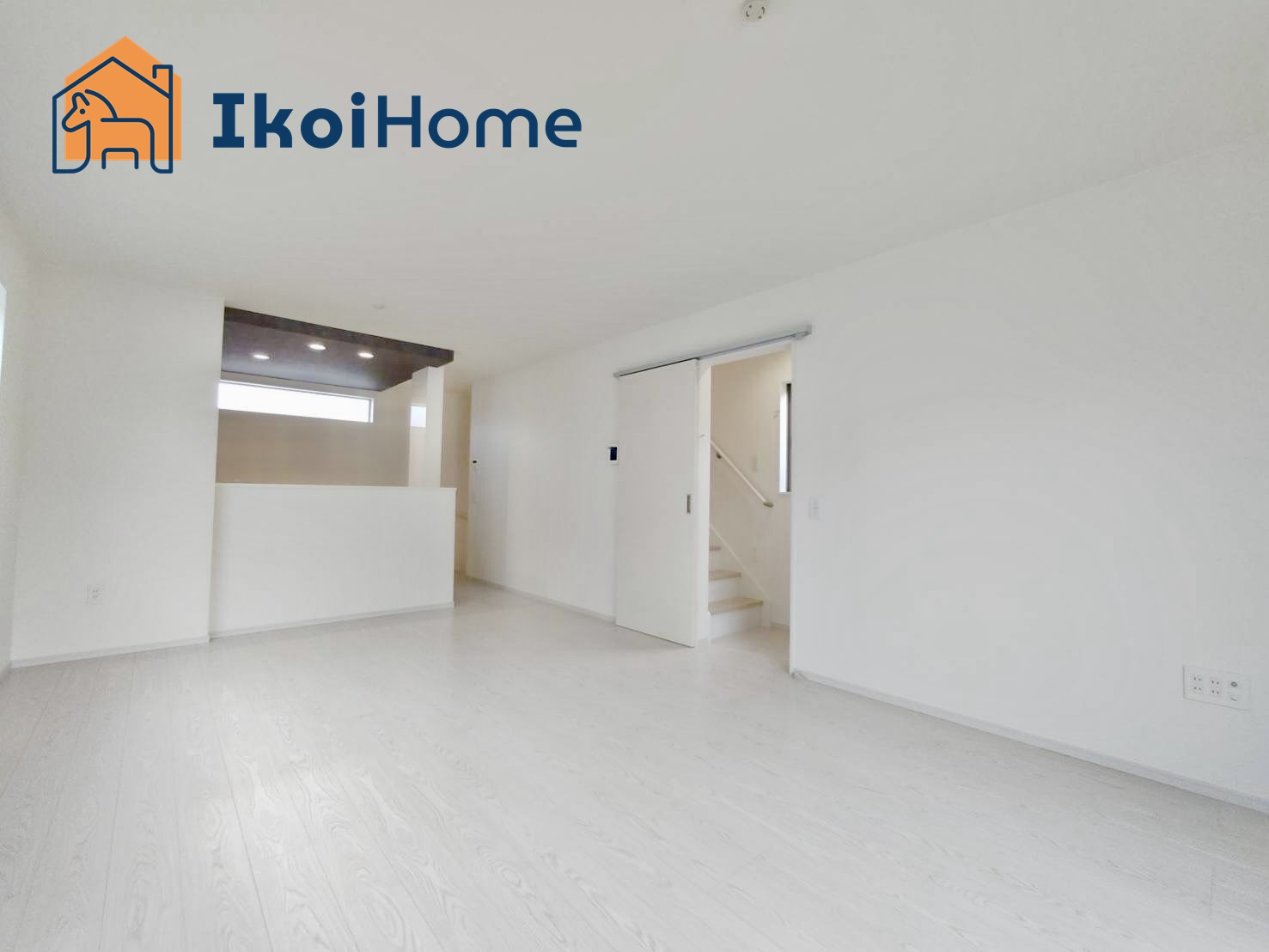 明石市二見町東二見　新築一戸建　の居間・リビング|【ホームページに現地動画掲載中】●年中無休：当日予約可●壁掛TV・エアコン等を住宅ローンに組込み可能