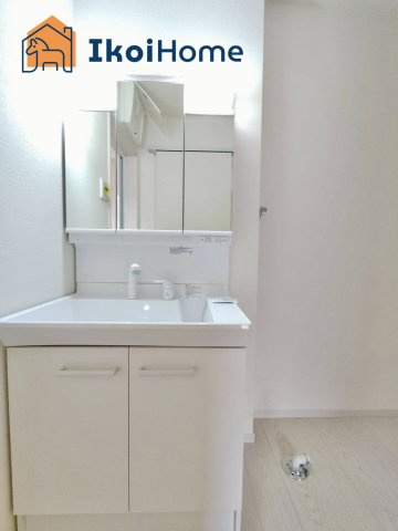 明石市二見町東二見　新築一戸建　の洗面所|【ホームページに現地動画掲載中】●年中無休：当日予約可●洗濯パンがついていません。約5000円〜です