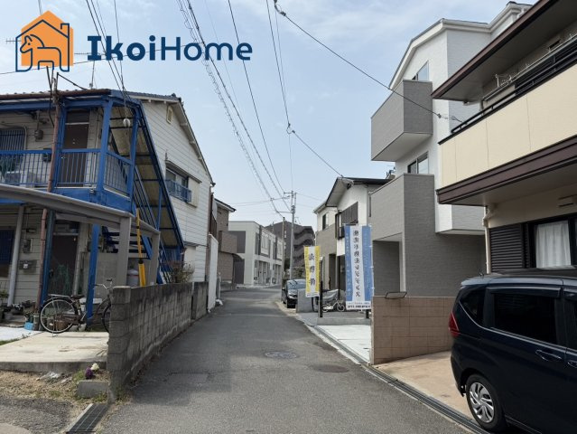 明石市二見町東二見　新築一戸建　の前面道路含む現地写真|【ホームページに現地動画掲載中】●年中無休：当日予約可●二見西小学校徒歩17分、二見中学校徒歩17分
