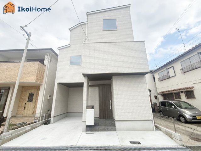 明石市野々上1丁目　新築戸建の外観|【ホームページに現地動画掲載中】●年中無休：当日予約可●西明石駅徒歩13分！3LDKの新築戸建完成！