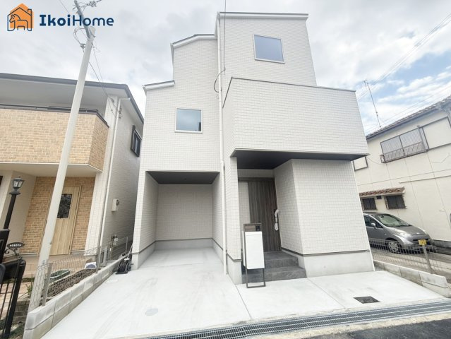 明石市野々上1丁目　新築戸建のエントランス|【ホームページに現地動画掲載中】●年中無休：当日予約可●平日や夜間もご案内可能。臨機応変に対応します