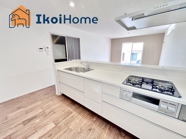 明石市藤江　新築戸建　全4区画　第1号地のキッチン|【ホームページに現地動画掲載中】●年中無休：当日予約可●同色のカップボードの設置なども承っております