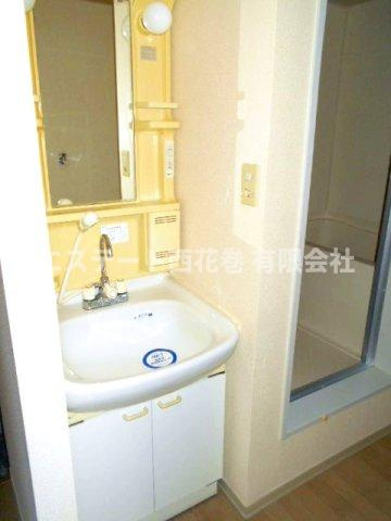 コート・ハイネスDの洗面所|シャワー付き洗面化粧台