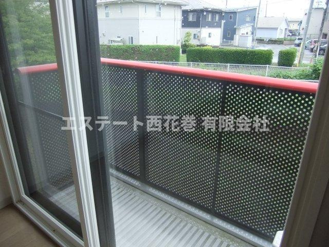 コート・ハイネスDのバルコニー