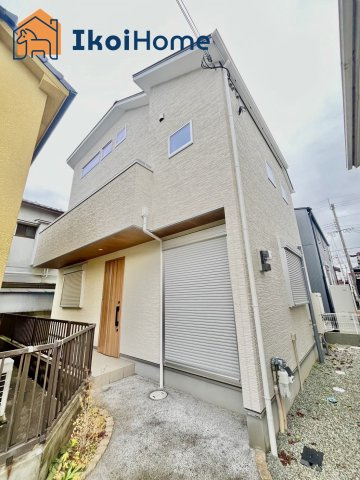 明石市沢野2丁目　中古（未入居）戸建の外観|JR西明石駅徒歩圏内！お車2台駐車可能！吹き抜けで明るく開放感のあるLDK♪小・中徒歩8分で通学も◎