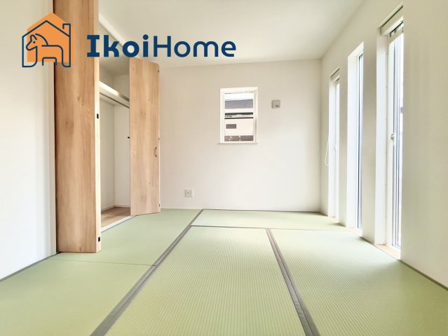 明石市第12大久保町山手台2丁目　2号棟　新築戸建の内装|【ホームページに現地動画掲載中】●年中無休：当日予約可●お子様の遊び場やお昼寝スペースにも便利な和室