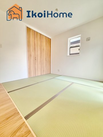 明石市第12大久保町山手台2丁目　2号棟　新築戸建の子供部屋|【ホームページに現地動画掲載中】●年中無休：当日予約可●収納スペース完備の便利な4.87帖の和室です