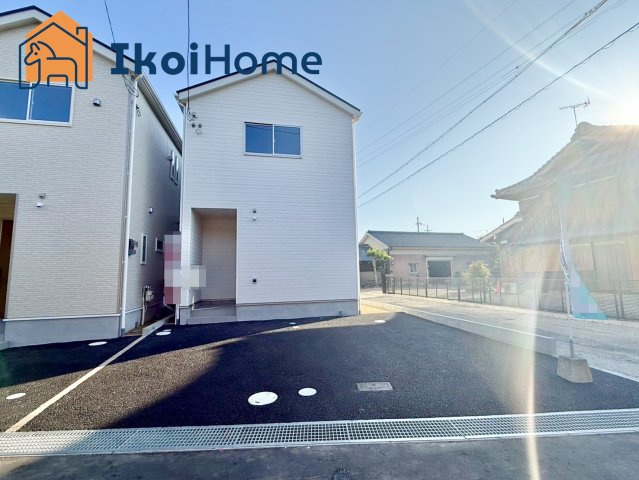 明石市大久保町松陰第8　1号棟　新築戸建の外観|【ホームページに現地動画掲載中】●年中無休：当日予約可●大久保駅徒歩20分！2台駐車可！角地のお家！