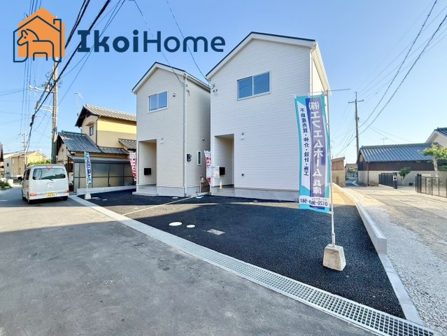 明石市大久保町松陰第8　1号棟　新築戸建の駐車場|●年中無休：見学時間9:00～20:00・当日予約可●駐車場は並列2台になります。車種により3台も可！