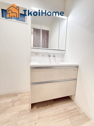 明石市大久保町西脇　新築戸建の洗面所|【ホームページに現地動画掲載中】●年中無休：当日予約可●洗濯パンは5000〜15000円前後で相談。
