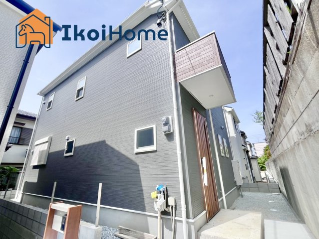 明石市大久保町高丘　第14　1号棟　新築戸建の前面道路含む現地写真|【ホームページに現地動画掲載中】●年中無休：当日予約可●バス停まで徒歩4分、約12分で大久保駅に到着