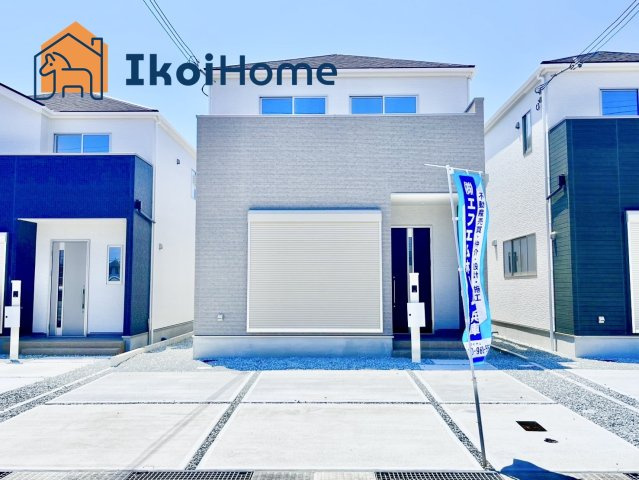 明石市魚住町西岡7期　新築　2号棟の外観|お車3台駐車可能！東二見駅から徒歩10分の好立地です！ゆったり5LDK♪周辺施設も充実してます！