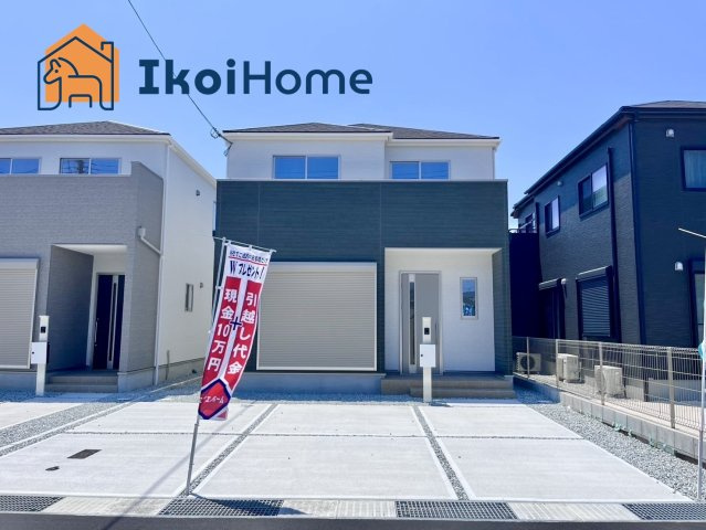 明石市魚住町西岡7期　新築　1号棟の外観|お車3台駐車可能！東二見駅から徒歩10分の好立地です！ゆったり5LDK♪周辺施設も充実してます！