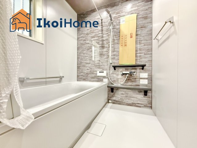 明石市魚住町西岡　新築戸建の浴室|【ホームページに現地動画掲載中】●年中無休：当日予約可●1坪タイプの広々したユニットバスになります。