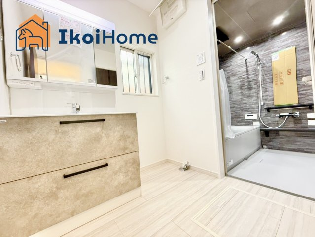 明石市魚住町西岡　新築戸建の洗面所|【ホームページに現地動画掲載中】●年中無休：当日予約可●洗濯パンは5000〜15000円前後で追加。