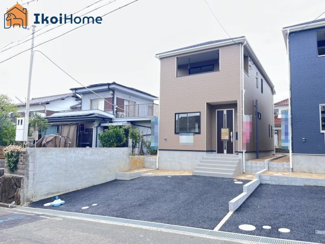 明石市大久保町高丘第1　1号棟　新築の駐車場|【ホームページに現地動画掲載中】●年中無休：当日予約可●お車は並列2台駐車可能なスペースがございます