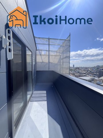 明石市東朝霧丘　4号棟　新築戸建のバルコニー|施工例●年中無休：当日予約可●北東向きバルコニー。屋根は８～万円バルコニー設置できます。