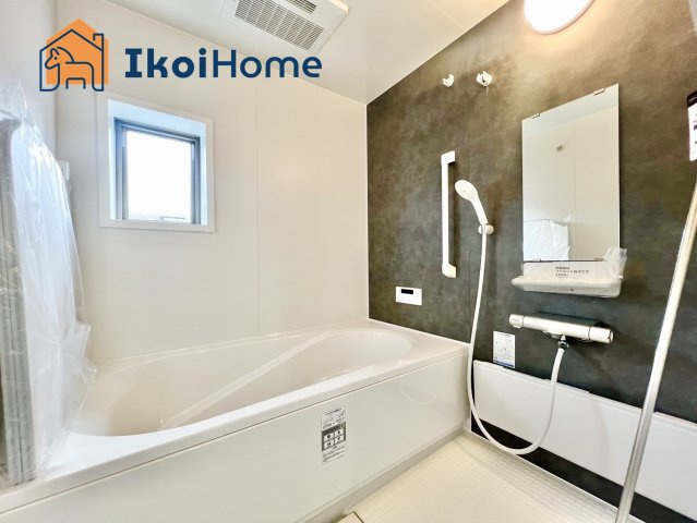 明石市東朝霧丘　新築戸建　３期の浴室|【ホームページに現地動画掲載中】●年中無休：当日予約可●1坪タイプの広々したユニットバスになります