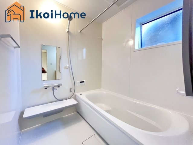 明石市二見町福里8期　新築戸建の浴室|【ホームページに現地動画掲載中】●年中無休：当日予約可●自動湯沸し・追炊・足湯などがついたオートバス