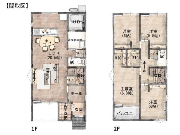 小佐井Ｎ新築の間取り|※図面と現況が異なる場合は現況を優先させていただきます。