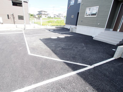 【駐車場】 | Cradle garden　本宮市青田第１　１０号棟
