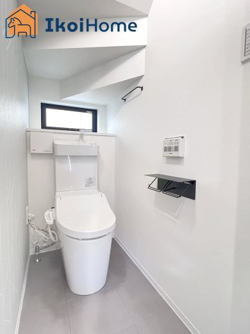 明石市二見町福里　新築戸建てのトイレ|【ホームページに現地動画掲載中】●年中無休：当日予約可●トイレが2か所あるので夜中もや朝も楽ちん。