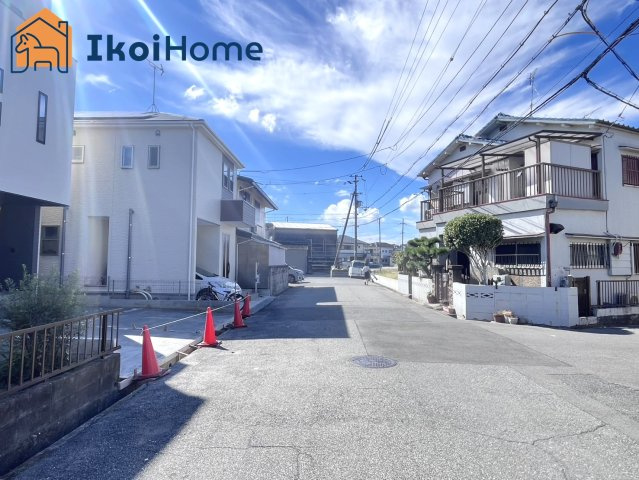 明石市二見町福里　新築戸建ての前面道路含む現地写真|【ホームページに現地動画掲載中】●年中無休：当日予約可●前面道路は広々幅員約6ｍございます。