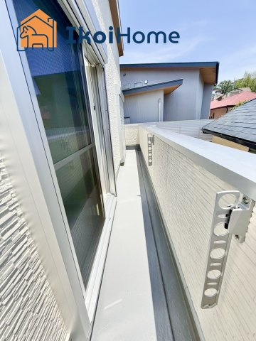 明石市太寺3丁目　新築戸建のバルコニー|●年中無休：当日予約可●南向きバルコニー。屋根は８～万円バルコニー設置できます。