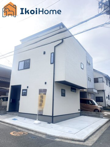 明石市林3丁目　新築戸建の前面道路含む現地写真|【ホームページに現地動画掲載中】●年中無休：当日予約可●開放的な角地！陽当り良好♪駐車スペース有！