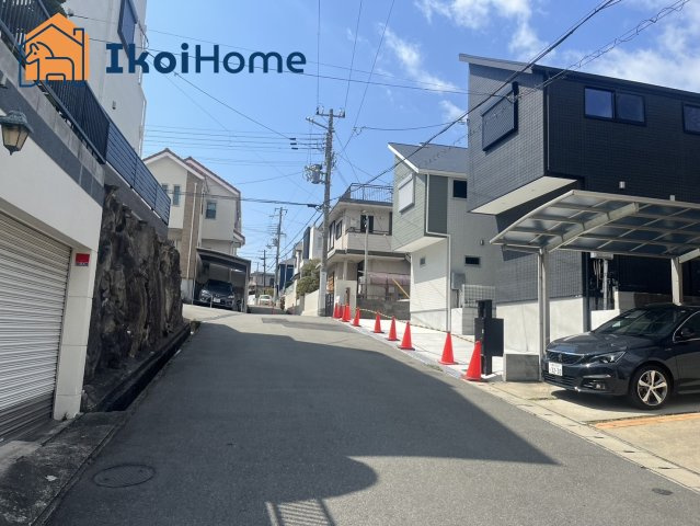 明石市松が丘5丁目　新築戸建　B号地の前面道路含む現地写真|【ホームページに現地動画掲載中】●年中無休：当日予約可●毎月５組限定！人気オプション３点１万円で取付