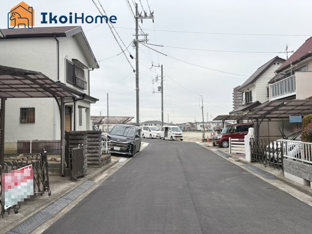 明石市二見町福里　中古戸建の前面道路含む現地写真|【ホームページに現地動画掲載中】●年中無休：当日予約可●前面道路は6ｍございますので、ゆったり！