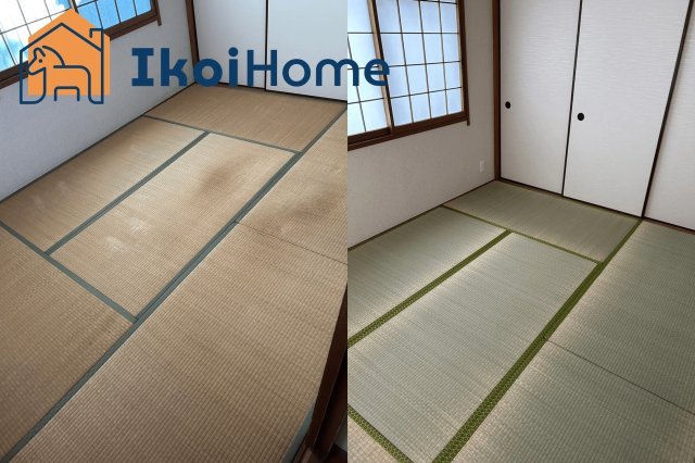 明石市二見町東二見　中古一戸建の居間・リビング|●年中無休・当日予約可●リフォーム事例：6帖畳新調10万～　住宅ローン利用可