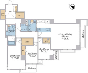 【間取り】 | ご自宅から現地まで、当社スタッフがお車にて、「お迎え・お送り」をしております。ぜひお気軽にお問い合わせくださいませ♪